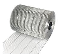 Rollo de malla de alambre soldado galvanizado de 1 x 10 cm, agujeros de 1,8 mm de diámetro, red de aves de corral, alambre de pollo, pajarera, tela plateada, 0,8 x 5 m