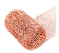 Rollo de malla de cobre para control de roedores, barrera para ratones de 12, 7 cm x 10 m para sellar huecos en jardines y casas