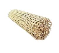 Rollo de Malla de ratán Natural de 50 cm x 200 cm (20 Pulgadas x 79 Pulgadas): Malla de ratán Tejida, Adecuada para proyectos de Bricolaje de Pieles, sillas, armarios, Manualidades ecológica