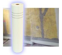 Rollo de malla de tela de fibra de vidrio para construcción, cinta de yeso duradera para representación de paredes exteriores y azulejos, ligero y fácil de aplicar