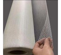 Rollo de Malla for Juntas de Paneles de Yeso de Fibra de Vidrio, Malla de estuco Ligera y Resistente for prevención de Grietas en la Pared y reparación de hormigón, 1 ud.(White,150mx0.4cm)