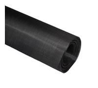 Rollo de malla, Rollo de pantalla malla fibra vidrio for tamaños múltiples multicolores Windows y puertas(Black,1x15m)