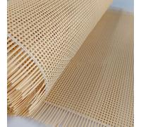 Rollo de Malla Tejida de ratán Natural de 35 cm x 150 cm: Esta Malla Tejida de ratán ecológica, Apta para el Reciclaje de Pieles, la decoración DIY y la elaboración de Manualidades, es un ma