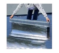 Rollo de membrana impermeabilizante de betún modificado, material flexible de 1,5 mm de grosor, 0,3 m x 5 m, ideal para revestimientos de techos y grietas.