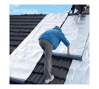 Rollo de membrana impermeable de betún modificado, cinta de sellado de asfalto duradera para una fuerte adherencia, 1,2/1,5/2 mm de grosor, perfecta para reparación de techos y cimientos