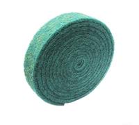 Rollo de nailon, 5,7 m x 70 mm, almohadilla industrial verde para eliminación de óxido y desbarbado, resistente al desgaste para pulido de metales y limpieza de hardware