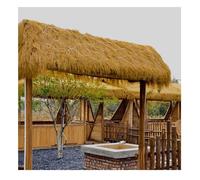 Rollo de paja artificial ignífugo para decoración de techo de jardín de hadas, heno decorativo para decoración del hogar y el jardín