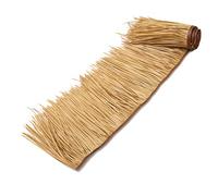 Rollo de Paja Artificial para techos - Decoración de Paja Duradera para Jardines y Zonas costeras, Longitud de 5 a 10 m, Color amarillo23, pérgolas, Fiestas y Eventos al Aire l