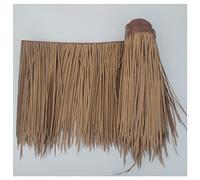 Rollo de Paja Artificial Resistente - Amarillo 0.5X para decoración de pabellones, Lugares panorámicos, Estilo Hawaiano, Teja de Paja de plástico Duradera, decoración de Techo de Paja ecológ