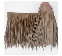 Rollo de Paja Artificial - Teja de Techo de Paja simulada para pabellón, Villa, jardín, decoración de Bar - Fácil de Cortar, marrón Claro, 0,5 x 7 m Material de Techo de Paja Artificial