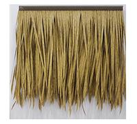 Rollo De Paja De Palma Teja De Simulación De Paja Decorativa Ignífuga Y Antienvejecimiento Paja Artificial 0.5x0.5m/1.64x1.64 Ft, 10 Piezas(Yellow a,4pcs)