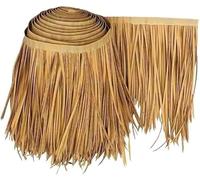 Rollo de paja for techo, palmera for cabaña Tiki, bar al aire libre, pérgola o sombrilla, resistente a la intemperie, decoración duradera jardín tropical(0.5m x 2m)