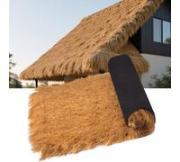 Rollo De Paja, Techo De Paja Artificial, Respaldo Impermeable E Hilos De Hierba Encriptada, para Cabañas De Tiki, Techo De Techo De Paja Palapa Ciego, Decoración del Patio(Size:1×20m(3.28×65.6ft))