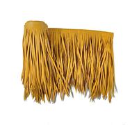 Rollo De Paja Tiki Sintético Corredor De Paja De Palma Mexicana A Prueba De Agua Así Que Tenga 10 Años De Vida Útil, Techo De Paja Para Tiki Bar(Yellow f,0.5x20m/1.64X65.6ft)