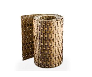 Rollo de paneles de ocultación de ratán 255 x 19 cm para dobles cercas metálicas, RD08- Stroh