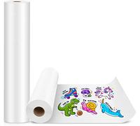 Rollo de Papel Blanco para Manualidades, 43cm x 9m - Ideal para Caballete, Borla, Arte de Pared, Regalo (2 Unidades)