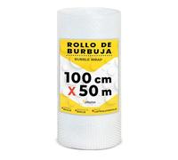 Rollo de Papel Burbuja 100cm x 50m para Protección de Mudanza y Transporte