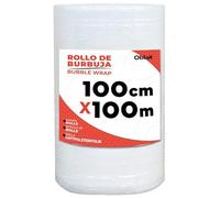 Rollo de Papel Burbuja para Embalar (100cm ancho x 100m longitud) | Ideal para Protección de Objetos Frágiles en Envíos y Almacenaje | Papel Burbujas Embalaje Mudanza en Diferentes Medidas