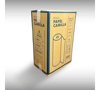 Rollo de papel camilla 58cmx62m | 6 Rollos ECO blanco