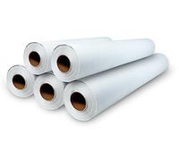 Rollo de Papel Camilla Crepado 1 Capa - 59cm ancho, ±70 metros de longitud, Sin Precorte, Papel Camilla Masaje y Estetica (5, BLANCO)