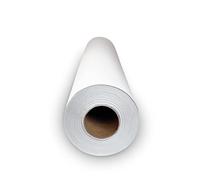 Rollo de Papel Camilla Crepado 1 Capa - 59cm ancho, ±70 metros de longitud, Sin Precorte, Papel Camilla Masaje y Estetica (1, BLANCO)