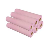 Rollo de Papel Camilla De Color 1 Capa 1,5 kilos 70mts aprox Kavak Cosmetics (ROSA, X6 UNIDADES)