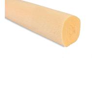 Rollo de papel crepé 50 cm x 2,5 m de alta calidad, papel craft italiano Cream (Shade 577)