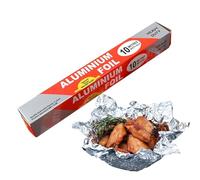 Rollo de papel de aluminio antiadherente de 78.7 x 11.8 pulgadas con cortador | Envoltura segura para alimentos para cocinar, hornear, | Papel de aluminio resistente para cubrir cazuelas
