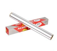 Rollo de papel de aluminio para cocina, 30 cm x 20 m, estaño de gran calibre para horno, barbacoa, envolver y cubrir