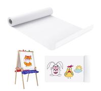 Rollo de Papel de Dibujo Blanco, Rollo de papel para Niños, Rollo de Papel de Dibujo, Rollo de Papel de Arte, para Niños, Artistas, Bosquejo, Pintura de Proyecto de Artesanía (30 cm x 15M)
