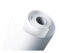 Rollo de papel de dibujo de alta transparencia, 0,33 x 20 m, 90 g/m², blanco mat