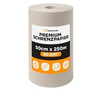 Rollo de papel de estraza de 50 cm x 250 m, 2 rollos, material de embalaje, material de relleno