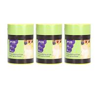 Rollo de papel de lija 120 Grito 3 Rollos Alúmina de cerámica de Hoja abrasiva para muebles Madre Metal Plaishing Herramienta de molienda Duración Flexible Flexible