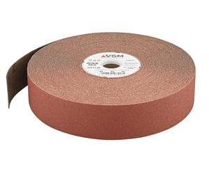 Rollo de papel de lija de 50 m, KK114F, ancho de banda 50 mm, grano 60, VSM