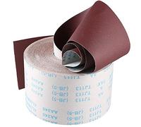 Rollo de papel de lija de óxido de aluminio de primera calidad, 100 mm x 10 m, granos versátiles for acabados de madera y metal (grano 60-800)(320grit)
