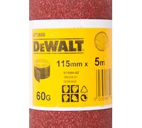 Rollo de papel de lija DeWALT 5 m x 115 mmP120 DT3582 DT3582