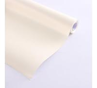 Rollo de papel de regalo metálico de 43 x 1000 cm, color sólido, mate, para manualidades, regalos para Navidad, boda, cumpleaños, fiesta de vacaciones (beige)