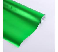 Rollo de papel de regalo metálico de 43 x 1000 cm, papel de regalo mate de color sólido para manualidades, regalos para Navidad, boda, cumpleaños, fiesta de vacaciones (verde)
