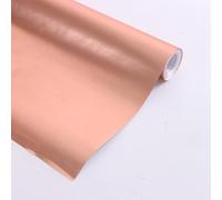 Rollo de papel de regalo metálico de 43 x 1000 cm, papel de regalo mate de color sólido para manualidades, regalos para Navidad, boda, cumpleaños, fiesta de vacaciones (naranja)