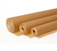 Rollo de Papel Kraft Natural Marrón. Tamaños 300 mt largo en 30, 60, 90 o 105 cm. (30. OFERTA 2 UDS, CM)