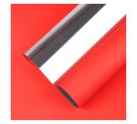 Rollo de papel para envolver,Hoja de papel para en 55x5 0cm/30 Uds papel de espejo papel de envolver Material de película de aluminio impermeable ligero de lujo papel de envolver ramo de dos colores