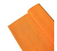 Rollo de papel para envolver regalos Rollo de papel crepé colores, origami, arrugado, manualidades, bricolaje, decoración flores(Orange 9.8in x 8ft)