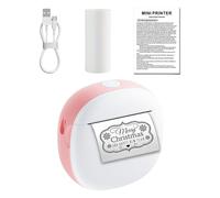 Rollo de papel para impresora de pegatinas de bolsillo, 1 rollo de papel incluye un fabricante de fotos sin tinta y un fabricante de fotos sin tinta para la escuela