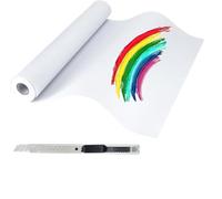 Rollo de Papel para Pintar,PapelArte para Niños,Rollo de PapelBlanco para Manualidades,Papel de Caballete,PapelBlanco para Pintura,Pintura Dibujos Proyecto de ArtesaníaPapel de Calco