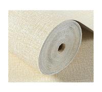 Rollo de Papel Pintado Autoadhesivo Impermeable - Aislamiento Acústico y Térmico, Sin Desvanecimiento, Antihumedad, 50x300 cm (Beige Amarillo)