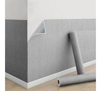 Rollo de Papel Tapiz Aislamiento Termico, Papel Pintado Autoadhesivo Pared para Decorativo Salón/Dormitorio, Placas Antihumedad Impermeable a Prueba Insonorizado(Gris,50 x 6000 cm)
