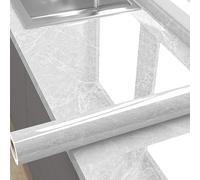 Rollo de papel tapiz autoadhesivo de mármol, cubierta a prueba de arañazos para encimeras y mesas de cocina