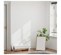 Rollo de Papel Tapiz Autoadhesivo Pared, Papel de Pared 3mm XPE Aislante Termico - Impermeable Reduce el Ruido, Decoración para Dormitorio Salón, Cubre Irregularidades(Blanco,50x5000cm)