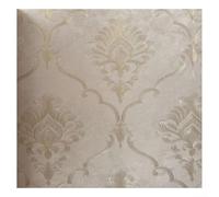 Rollo de papel tapiz clásico de damasco de 0,53 x 9,5 m, patrón grande en relieve 3D, revestimiento de pared de PVC, lujoso diseño vintage para sala de estar, dormitorio, oficina, decoración del hogar
