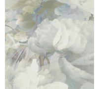 Elegante Papel Tapiz De Vinilo Erismann 10513-08 Aurora Floral Panel Pared Azul